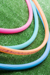 Photograph of several hula hoops