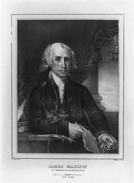 James Madison, 4th president of the United States