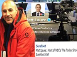 Great timing, Matt! Lauer pictured on vacation in Colorado as Today show loses ground to GMA during sweeps season