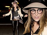 Make sure you look both ways! Troubled Brooke Mueller JUST manages to stop traffic as she dashes across busy road in tight leather trousers 