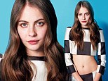 Check mate! Arrow star Willa Holland shows off her superhero figure as she bares her toned midriff in chic monochrome ensemble