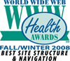 WWW Health Awards: Best Site Structure and Navigation