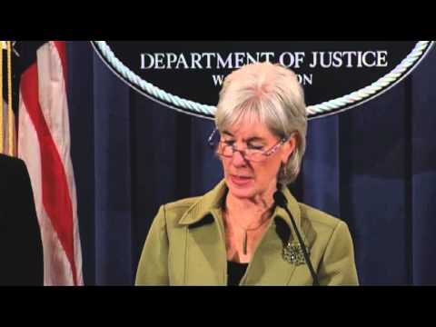 HHS Secretary Sebelius and US Attorney General Holder announce a takedown by Medicare Fraud Strike Force operations in eight cities resulting in charges against 91 defendants for their alleged participation in Medicare fraud schemes involving approximately $295 million in false billings, the highest amount in Strike Force History.