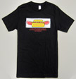 Adult Black Hot Dog T-shirt
