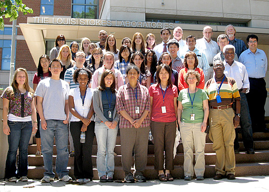 A picture of the NEI Summer Intern Program 2011 interns.