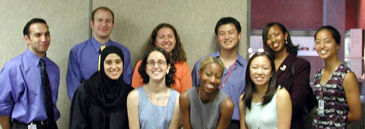 Ten NEI students participated in the NIH Summer Student Poster Day 2003.