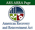 American Recovery and Reinvestment Act logo with the text: 'American Recovery and Reinvestment Act' Link to ARS ARRA page.