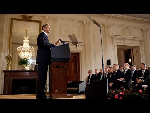 YouTube video: President Obama Announces Financial Regulation Reform