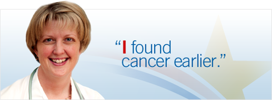 Dr. Jennifer Brull quote: 'I found cancer earlier.'