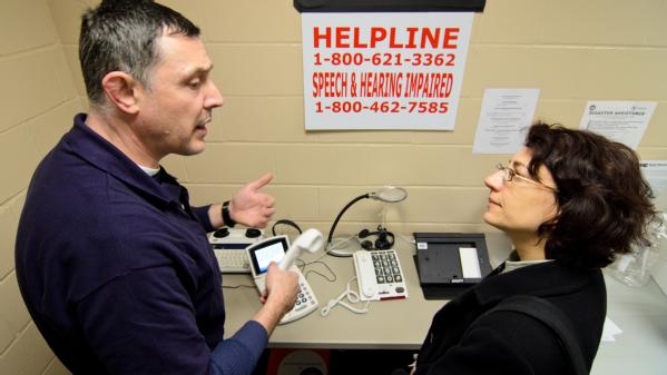 assistive technology in disaster recovery center