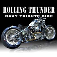 Rolling Thunder Navy Tribute Bike