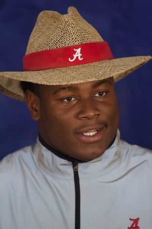Reuben Foster speaks to the media after announcing his intentions to attend the University of Alabama and play college football during National Signing Day on Wednesday, Feb. 6, 2013, in Auburn, Ala.  (AP Photo/Opelika-Auburn News, Albert Cesare) Photo: Albert Cesare, Associated Press / Opelika-Auburn News