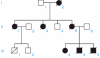Figure 18.15. A typical pedigree of Li-Fraumeni syndrome.