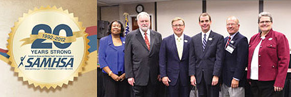 Photo of current staff members at SAMHSA.