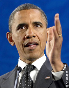 Close-up of President Obama (AP Images)