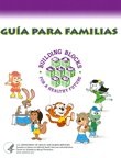 Cimientos para un futuro sano: guía para las familias, libro de actividades, y el osito Wally y sus amigos