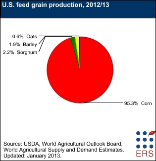 U.S. feed grain production