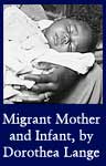 Near Buckeye, Maricopa County, Arizona, Migrant [African-American] Cotton Picker and Her Baby, 11/1940 (ARC ID 522540)