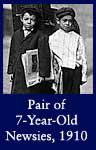 Two 7 Year Old Newsies, Profane and Smart, Selling Sunday, Nashville, Tennessee, 11/13/1910 (ARC ID 523340)