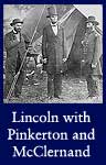 President Lincoln, Allan Pinkerton, and Maj. Gen. John A. McClernand, ca. 1860 - ca. 1865 (ARC ID 530415)