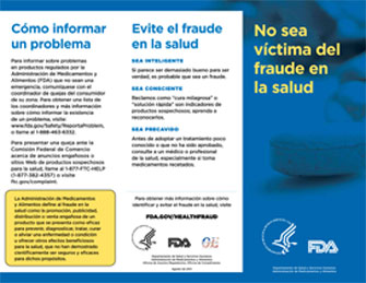 No Sea Víctima del Fraude en la Salud publicacione