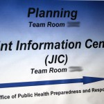 Sign of Joint Information Center (JIC)