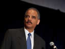 Attorney General Holder addressing the audience: 'Today, it’s my privilege to commend your work.   And I’m especially grateful for this opportunity to acknowledge – and personally thank – the heroic men and women we’ve gathered to honor.'
