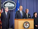 Attorney General Holder announces the results of a nationwide takedown, Operation Stolen Dreams, which targeted mortgage fraudsters throughout the country.