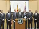 Press conference held by Attorney General Eric Holder, Arizona Attorney General Terry Goddard and task force members.
