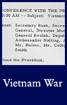 Vietnam War (ARC ID 193392)