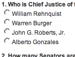 Who is Chief Justice of the Supreme Court?