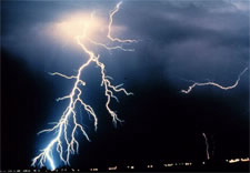 Image of jagged lightning bolts. Click for larger image.
