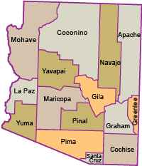 County Location Map