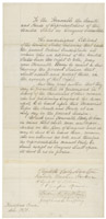 Thumbnail for: Letter to the United States Congress from Elizabeth Cady Stanton and Susan B. Anthony and Others in Support of Women's Suffrage, 12/1871