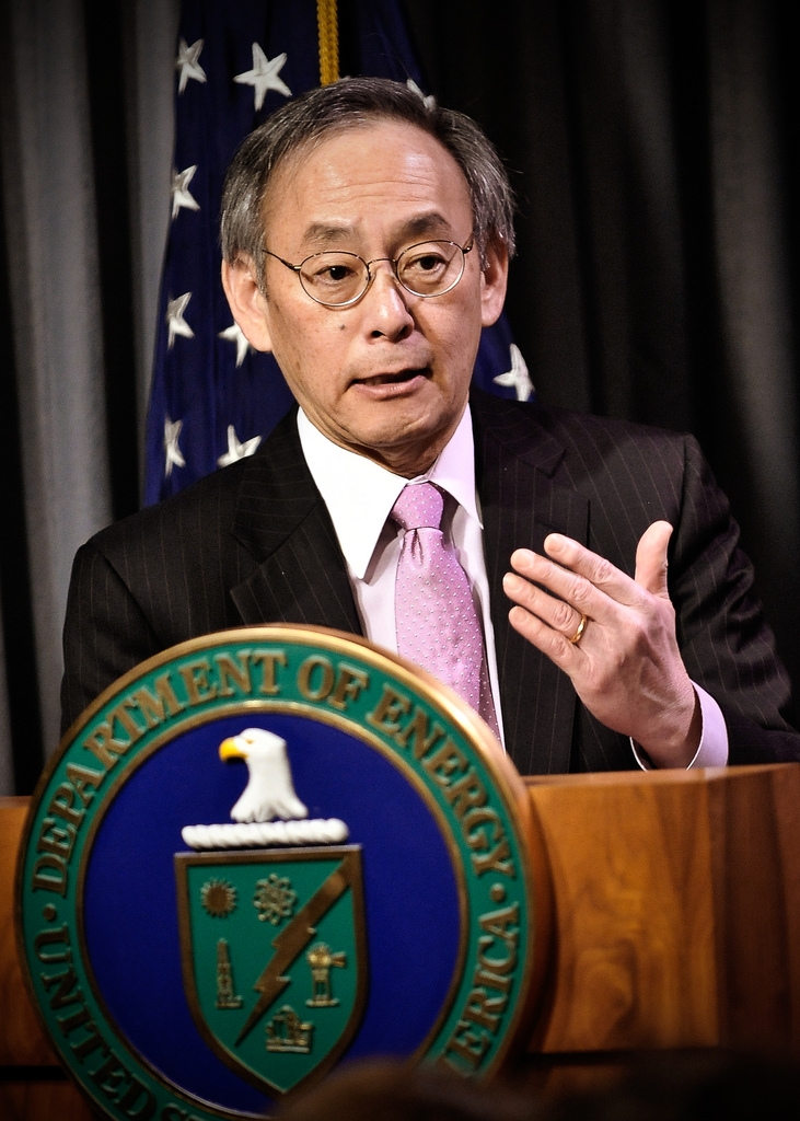 U.S. Secretary of Energy Steven Chu during an online town hall to discuss President Obama's clean energy and innovation agenda on January 11, 2011. | Photo by Charles Watkins, Contractor, Energy Department