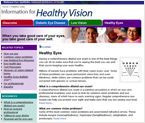 Healthy Eyes Website