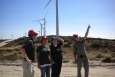 Laura Quaha of the Campo Kumeyaay Nation and Melissa Estaes with the Campo Environmental Protection Agency accompany START team members at a September 2012 wind site assessment on the Campo Indian Reservation in San Diego County, California. | Photo by Alexander Dane, National Renewable Energy Laboratory