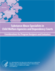 Substance Abuse Specialists in Child Welfare Agencies and Dependency Courts