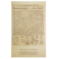 Declaration of Independence Poster