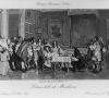 Moliere dining with Louis XIV