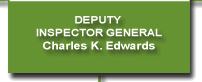 Deputy Inspector General, Charles K. Edwards