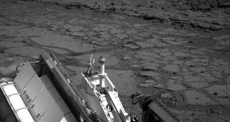 A shallow depression called 'Yellowknife Bay' on Mars