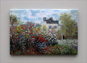 The Artist’s Garden in Argenteuil (A Corner of the Garden with Dahlias) Magnet 