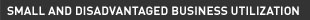 Small and Disadvantaged Business Utilization