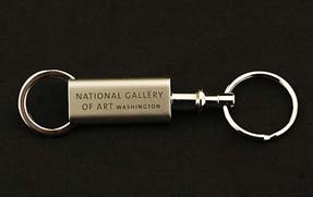 National Gallery of Art Rectangular Key Ring