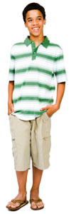 Photograph of a teen boy.
