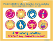 Protect Children Where They Live, Learn and Play Stickers