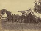 Image of Lincoln at McClellan's camp