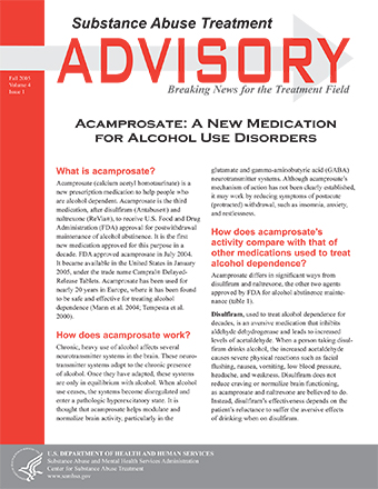 Acamprosate: A New Medication for Alcohol Use Disorders 