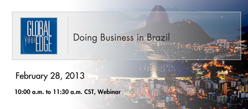 Global Your Edge: Doing Business in Brazil